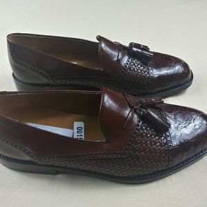 Mezlan mens basket weave slip on kiltie 7.5M